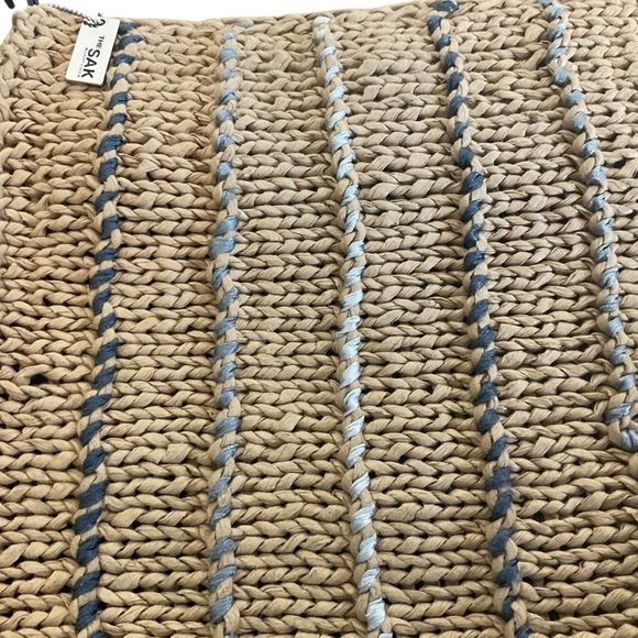 The Sak Tan and Blue Textured Shoulder Bag - Picture 3 of 11